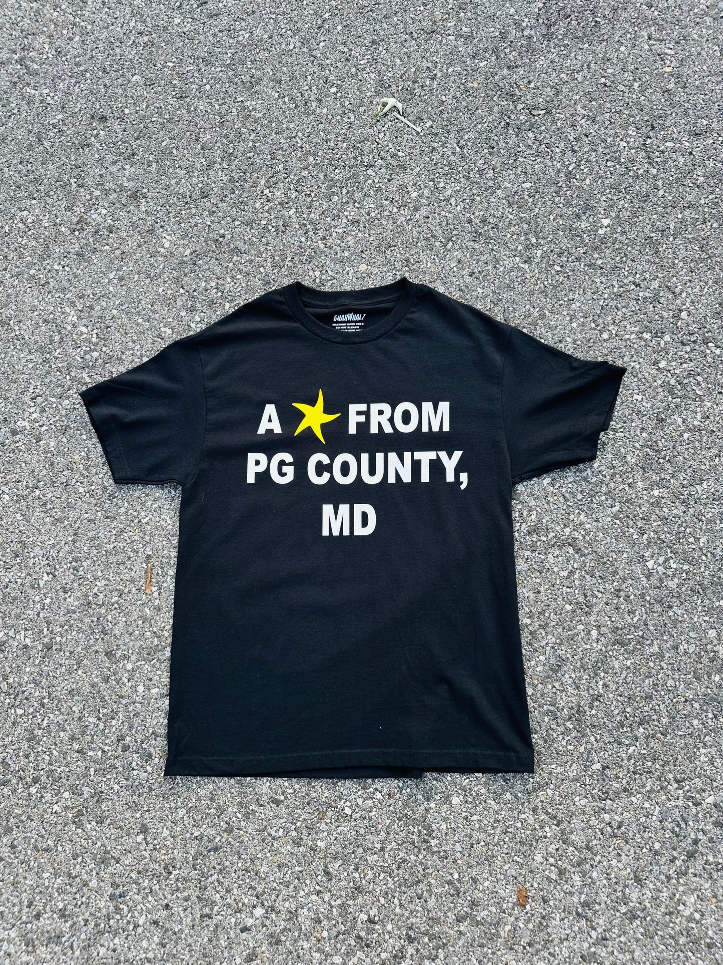 Black A Star From PG County, MD Tee